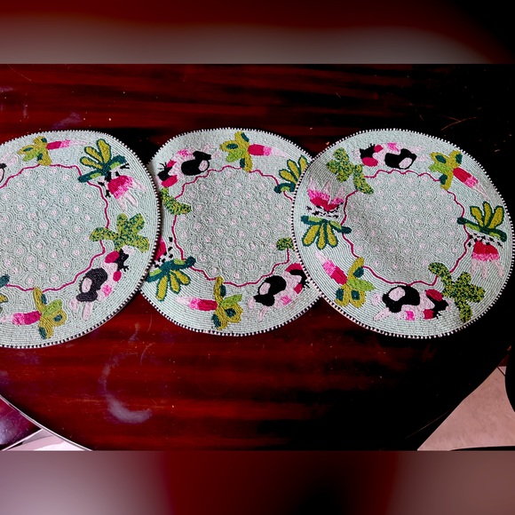 MacKenzieChilds Dining Set Of 3 Mackenziechilds Runaway